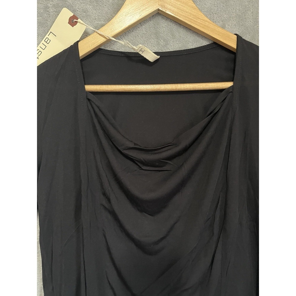 Revolve Lanston Long Sleeve Top Small Black Lightweight Sheer NWT's - Picture 4 of 9